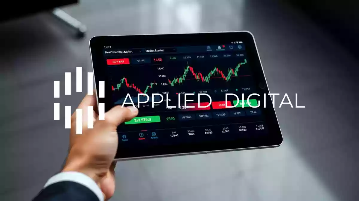 Applied Blockchain Stock Surges on AI Infrastructure Expansion Illustration mit AI erstellt.