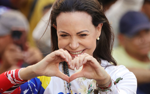 Machado gilt als Widersacherin von Präsident Maduro. (Archivbild) - Foto: Jesus Vargas/dpa