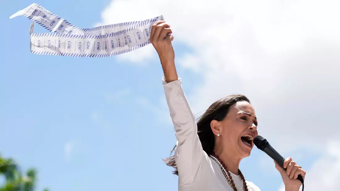 Machado erhält den diesjährigen Friedensnobelpreis. (Archivbild) - Bild: Ariana Cubillos/AP/dpa