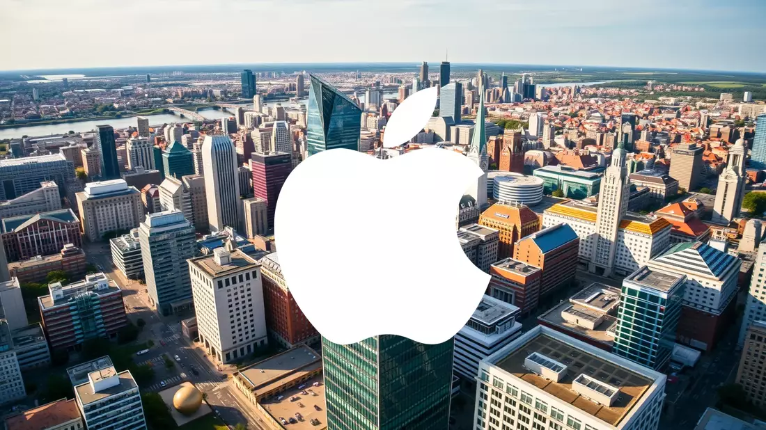 La acción de Apple bajo presión: tormenta perfecta de aranceles y demanda débil Illustration mit AI erstellt übermittelt durch boerse-global.de