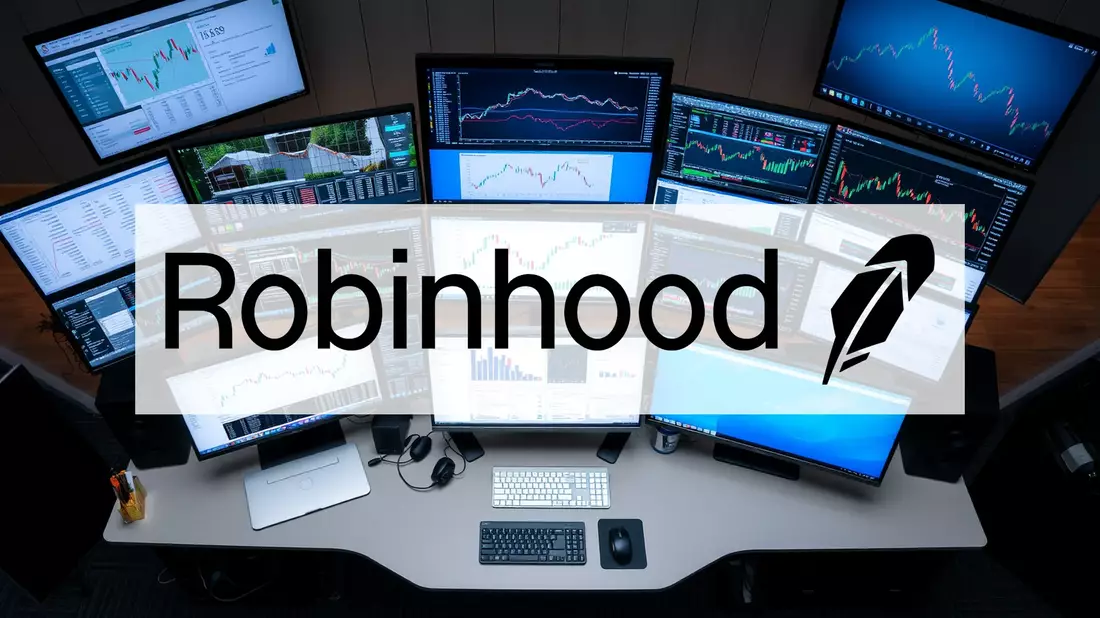 Robinhood Shares Plunge Following Trump’s Trade Policy Announcement Illustration mit AI erstellt übermittelt durch boerse-global.de
