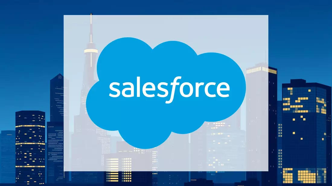 Salesforce Shares Face Mounting Pressure as Growth Slows Illustration mit AI erstellt übermittelt durch boerse-global.de