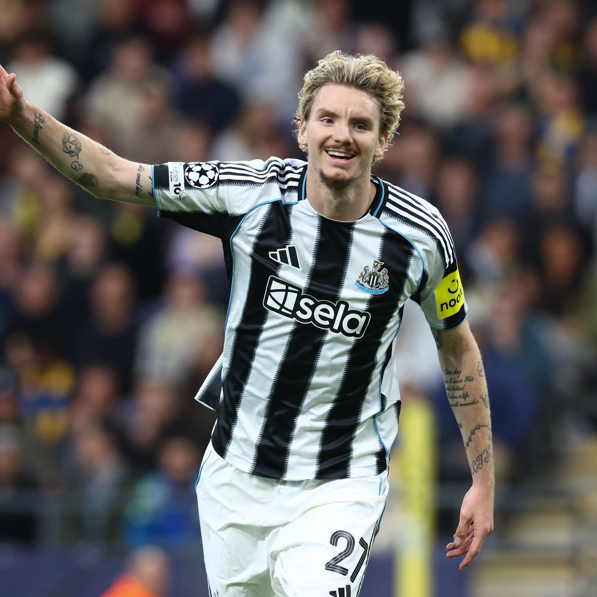 In Newcastle läuft es für den Angreifer bestens.  - Foto: Bruno Fahy/Belga/dpa