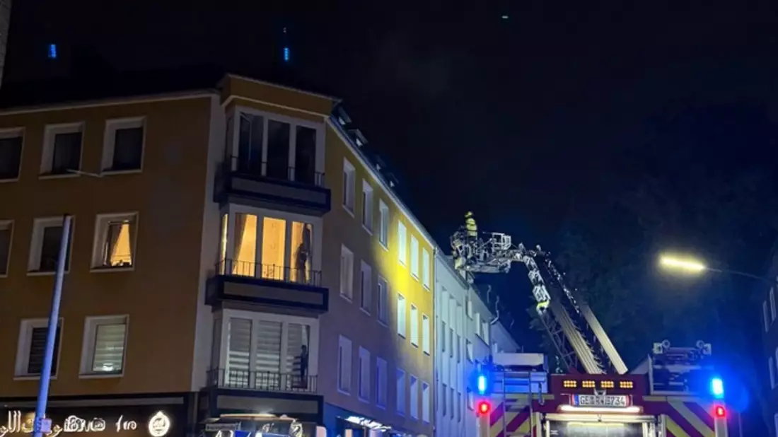 FW-GE: Kellerbrand in Wohn- und Geschäftshaus in der Altstadt - Bild: presseportal.de