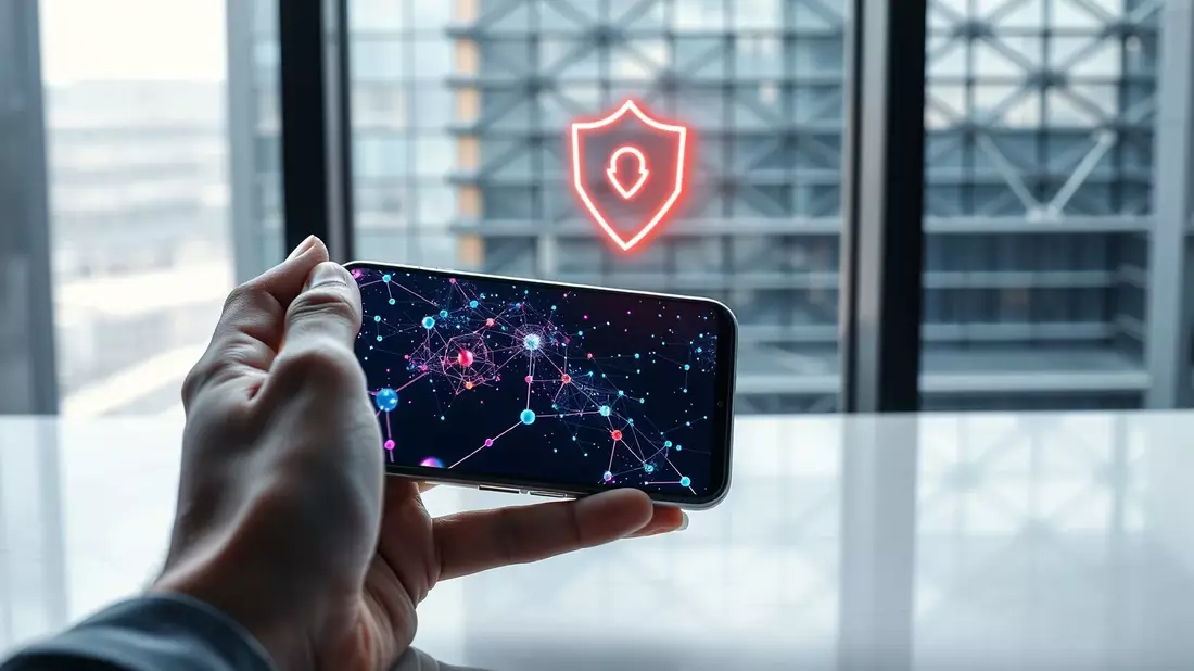 Smartphone-Sicherheit: KI-Revolution gegen Cyber-Angriffe Illustration mit AI erstellt übermittelt durch boerse-global.de