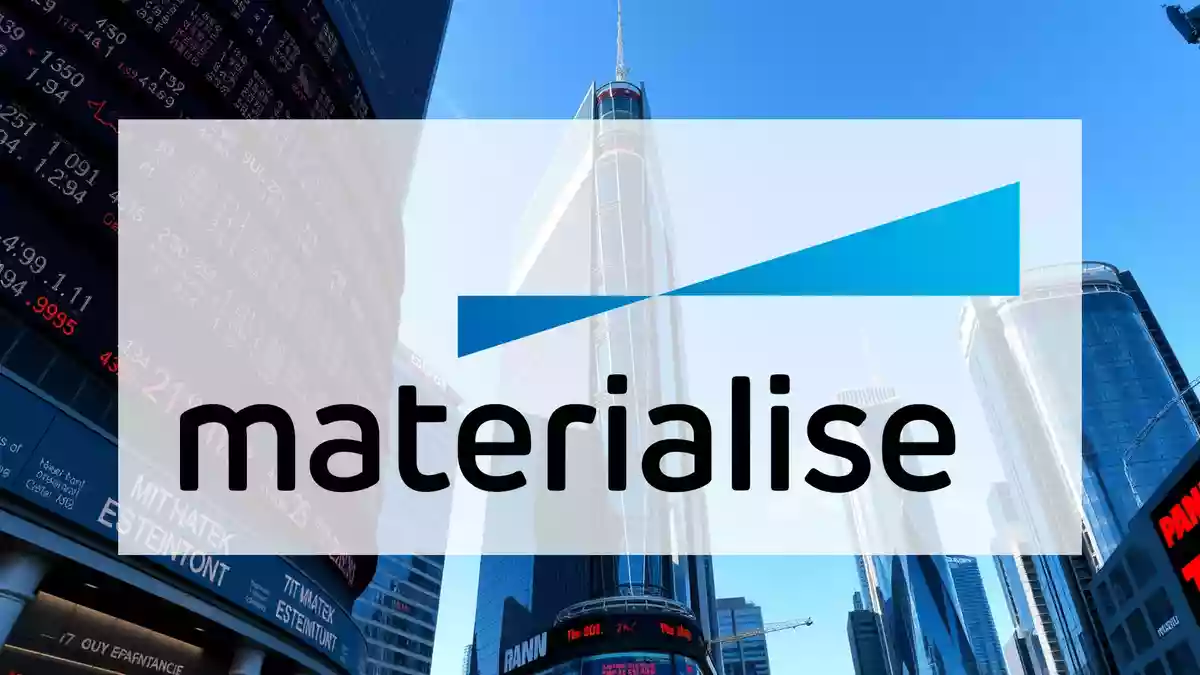 Materialise Aktie: Absturz vor Quartalszahlen Illustration mit AI erstellt.