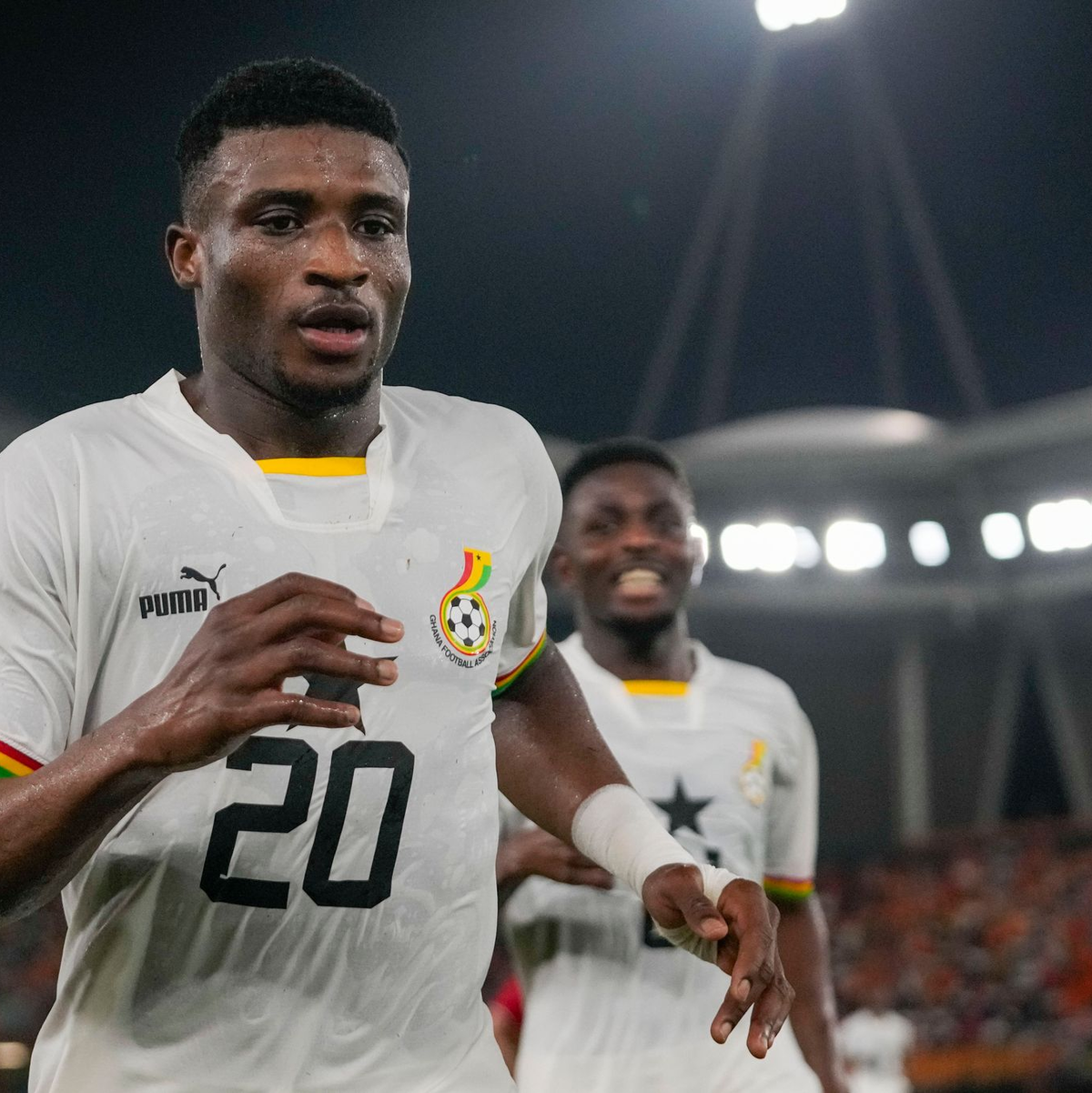 Tottenham-Star Mohammed Kudus hat mit Ghana den Sprung zur WM geschafft. (Archivbild) - Foto: Themba Hadebe/AP/dpa