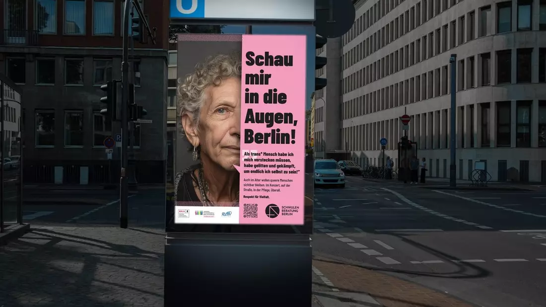 Schau mir in die Augen, Berlin - Kampagne macht LSBTI* im Alter sichtbar - Bild: presseportal.de