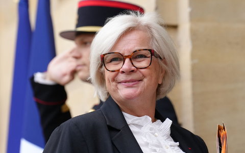 Die bisherige Arbeitsministerin Vautrin übernimmt die Leitung des Verteidigungsministeriums. - Foto: Aurelien Morissard/AP/dpa