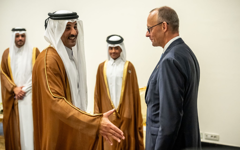 Bundeskanzler Friedrich Merz (links) und Ägyptens Präsident Abdel Fattah al-Sisi. - Foto: Michael Kappeler/dpa