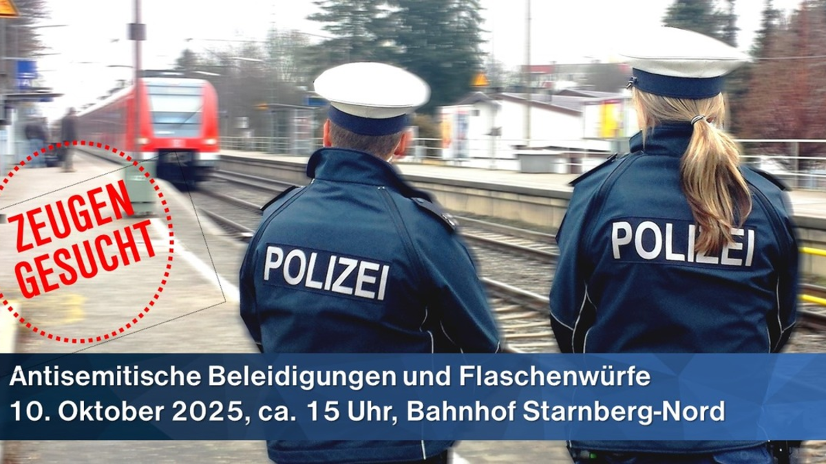 Bundespolizeidirektion München: Zeugenaufruf nach antisemitischen Beleidigungen - Foto: presseportal.de