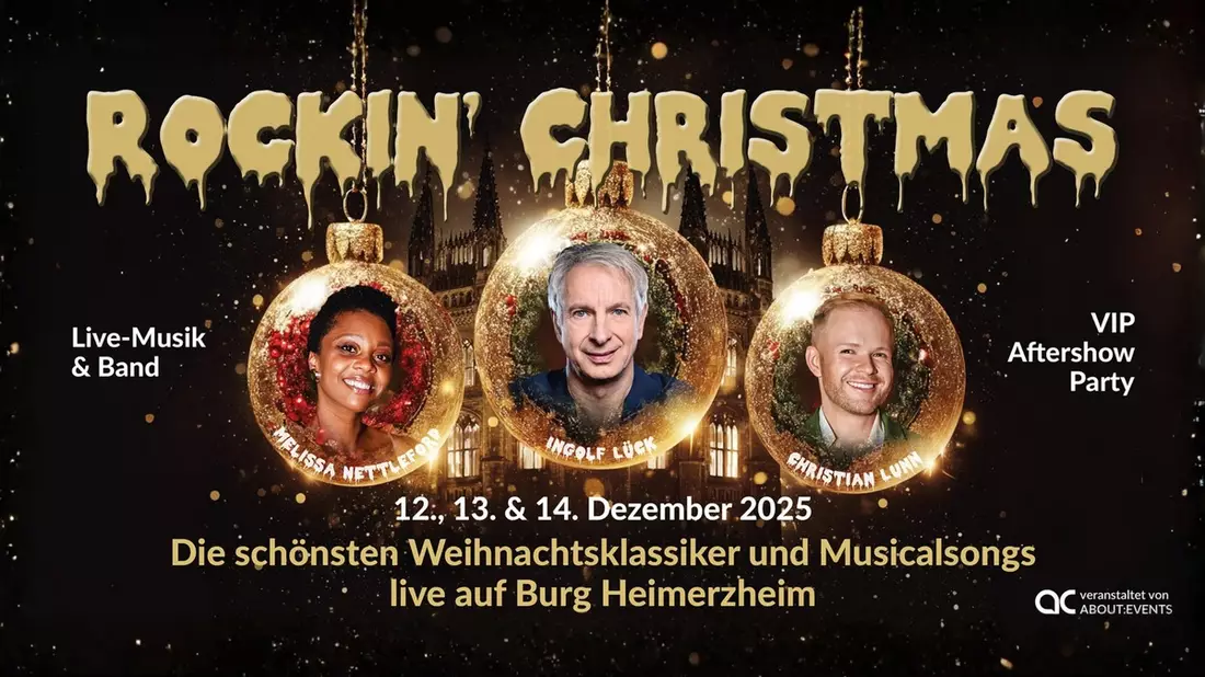 Let it snow and let it rock: Ingolf Lück bittet zur Rockin' Christmas Weihnachts- und Musical-Gala auf Burg Heimerzheim - Bild: presseportal.de