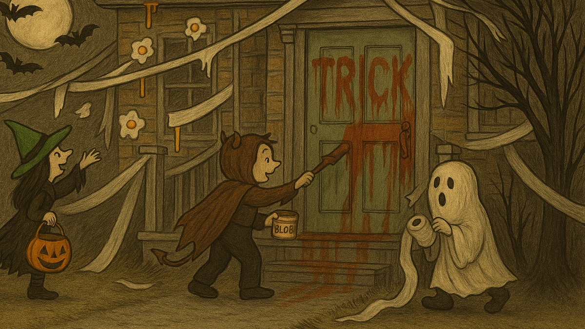 Haftpflicht an Halloween / Schutz vor teuren Streichen - Foto: presseportal.de