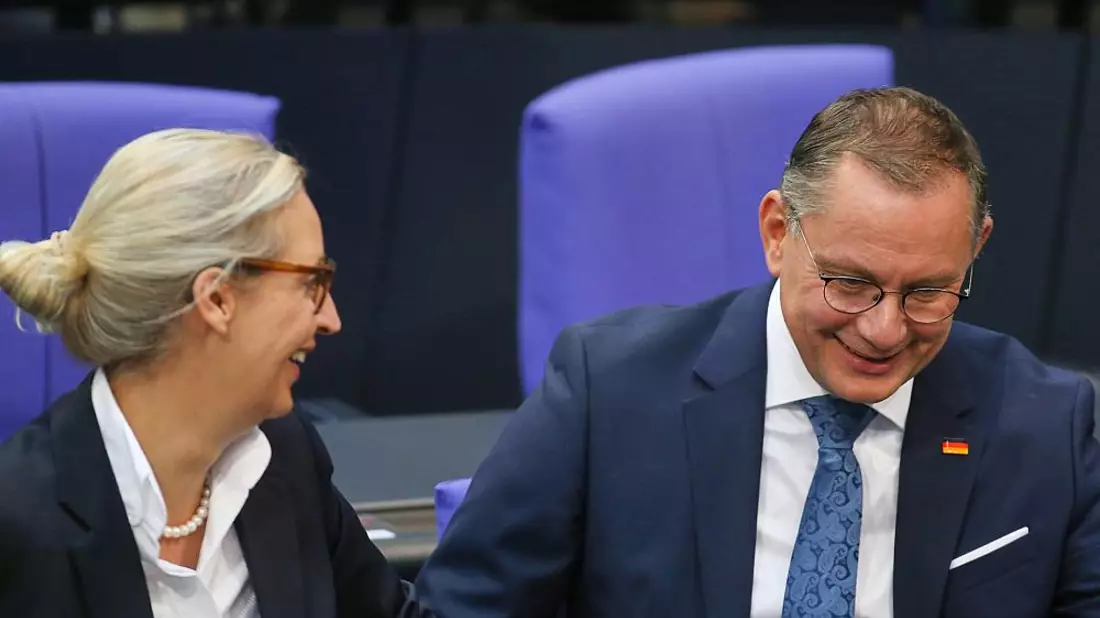 Alice Weidel und Tino Chrupalla (Archiv) - Bild: über dts Nachrichtenagentur