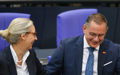 Alice Weidel und Tino Chrupalla (Archiv) - Foto: über dts Nachrichtenagentur
