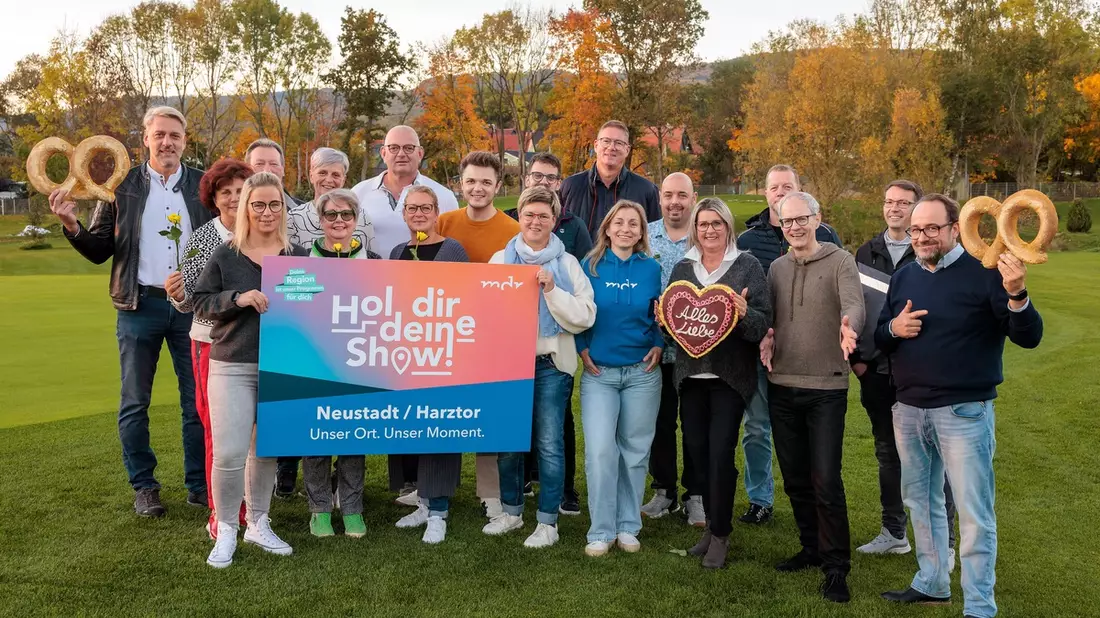 MDR, Stars und Region im Gespräch: Redaktionskonferenz zu „Hol dir deine Show!“ in Neustadt/Harztor - Bild: presseportal.de