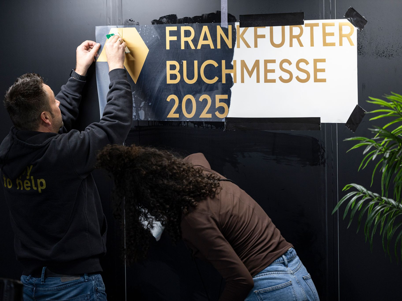 Das Archipel ist Ehrengast der Frankfurter Buchmesse.  - Foto: Hannes P. Albert/dpa