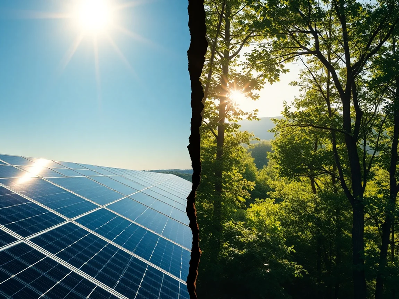 Solarenergie: Grüner Strom gegen grünen Naturschutz - Foto: über boerse-global.de