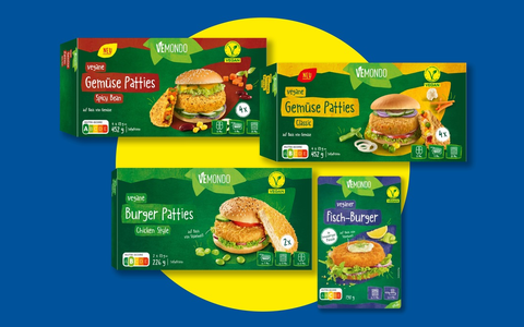 Vegane Burger: Lidl bietet neue Sorten / Der Lebensmitteleinzelhändler nimmt vier vegane Alternativen in sein Sortiment in Deutschland auf und setzt damit ein Zeichen in der aktuellen Debatte - Foto: presseportal.de