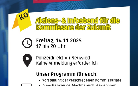 POL-PDNR: Crime Night - Aktions- und Infoabend für die Kommissare der Zukunft - Foto: presseportal.de