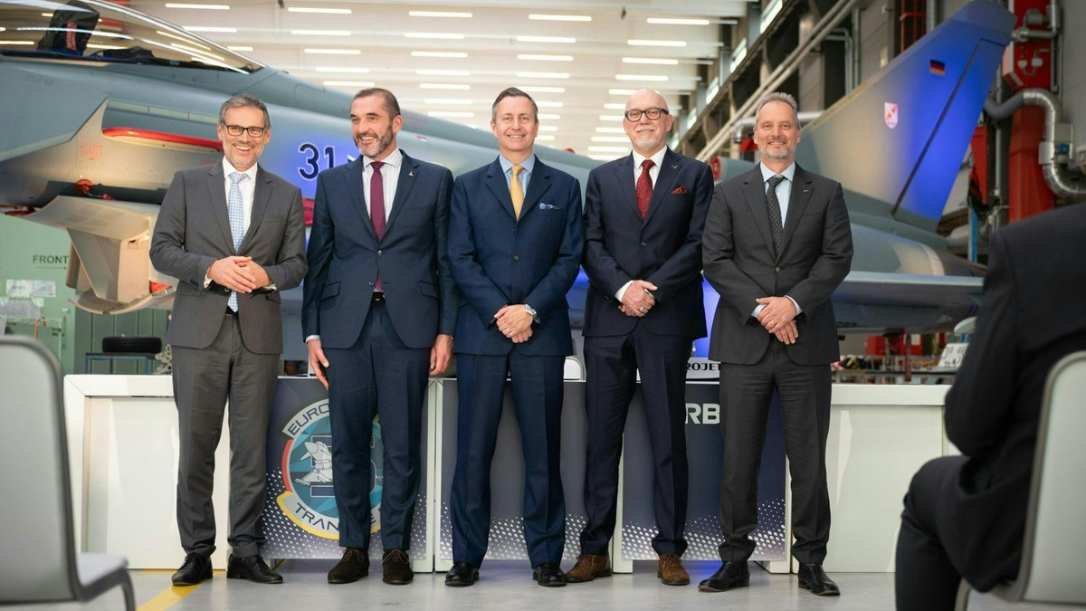 EUROJET und NETMA unterzeichnen Vertrag über 52 neue EJ200-Triebwerke für das Eurofighter-Programm der deutschen Luftwaffe - Foto: presseportal.de