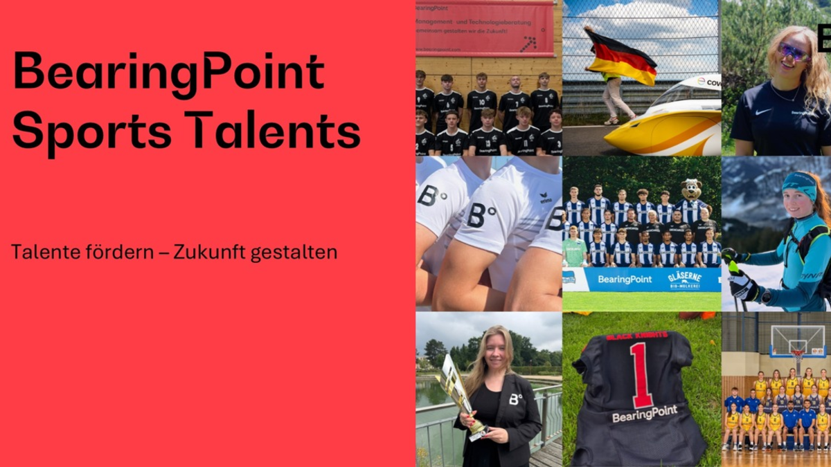 BearingPoint startet Sportsponsoring zur gezielten Förderung junger Talente - Foto: presseportal.de