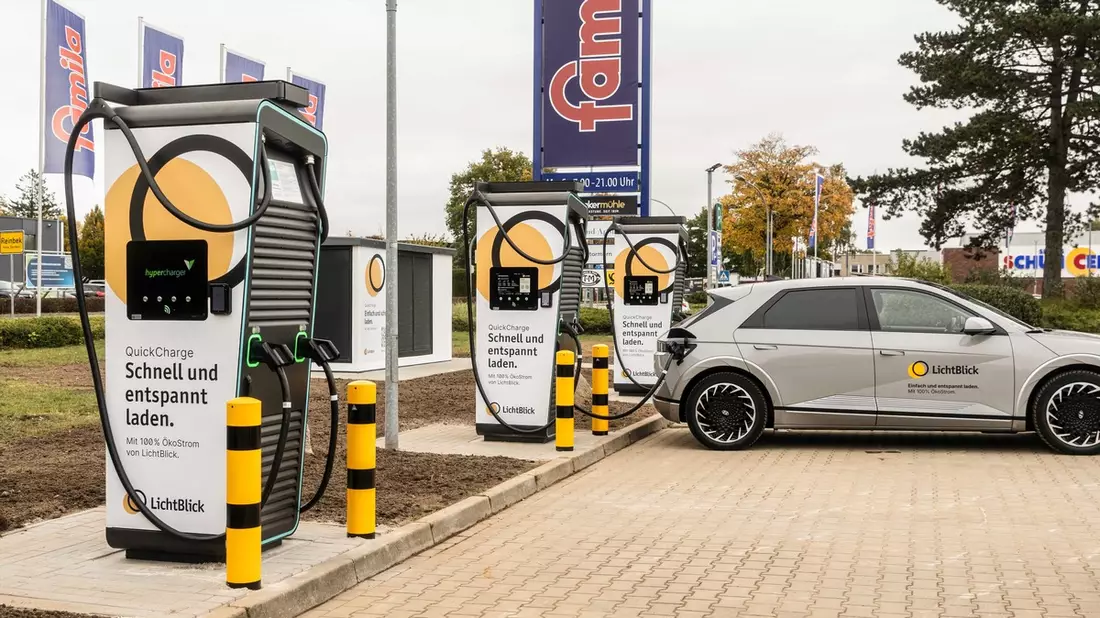 LichtBlick eröffnet ersten QuickCharge Schnellladepark - Bild: presseportal.de
