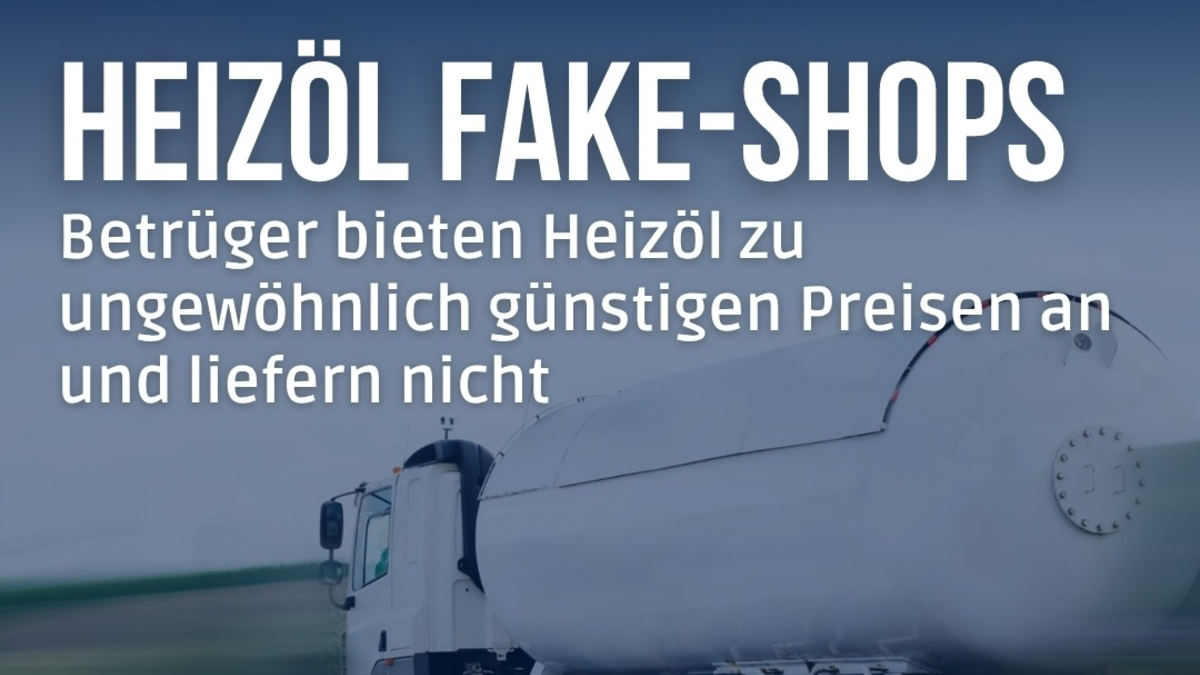 POL-PPTR: Polizei warnt vor Heizöl Fake-Shops: Betrüger bieten Heizöl zu ungewöhnlich günstigen Preisen an und liefern nicht - Foto: presseportal.de