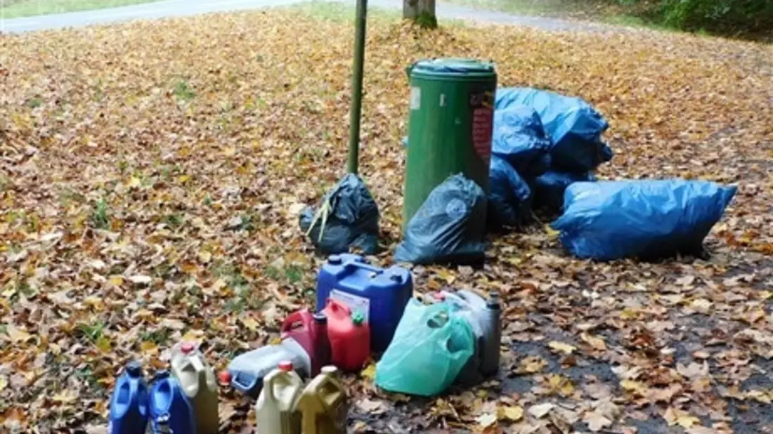POL-PDMT: Illegal Altöl entsorgt - Bild: presseportal.de