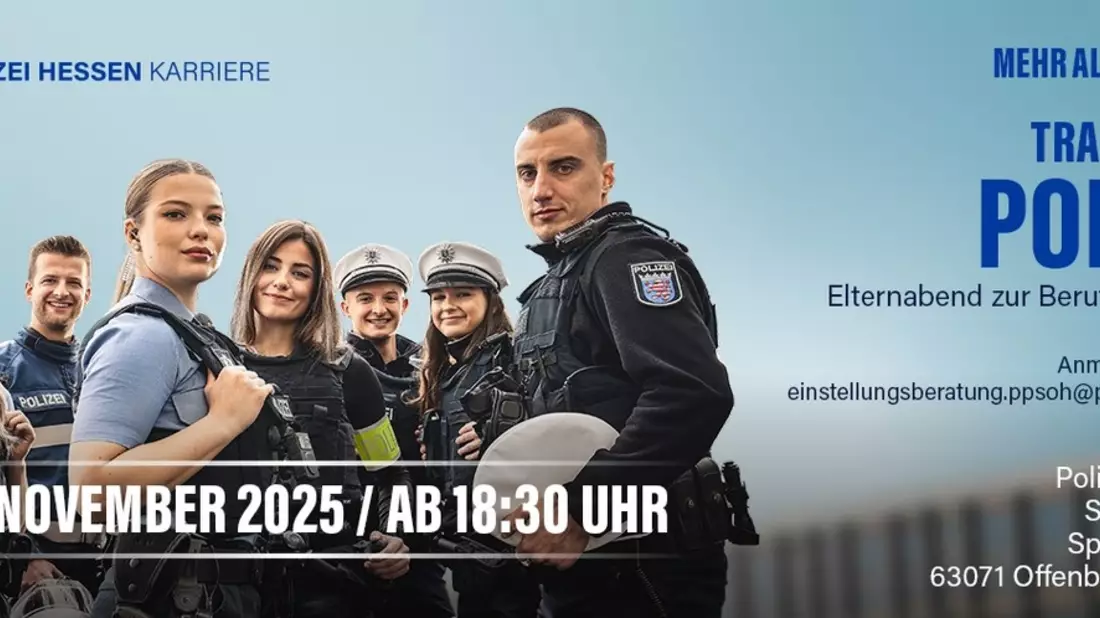 POL-OF: SAVE THE DATE: Traumberuf Polizei- Bring Deine Eltern mit - Bild: presseportal.de