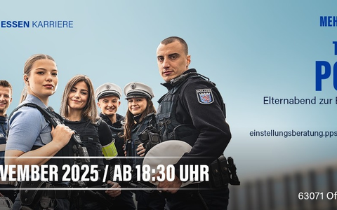POL-OF: SAVE THE DATE: Traumberuf Polizei- Bring Deine Eltern mit - Foto: presseportal.de
