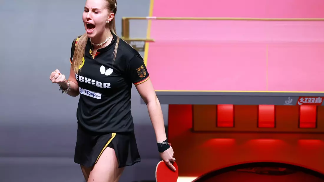Im EM-Halbfinale: Annett Kaufmann und das deutsche Tischtennis-Team eilen bei der EM in Zadar von Sieg zu Sieg. - Bild: Liu Xu/XinHua/dpa