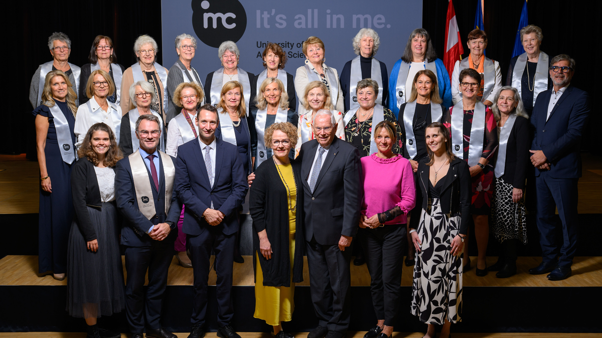 Senior*innen-Sponsion am IMC Krems - Foto: IMC Krems über pressetext.de