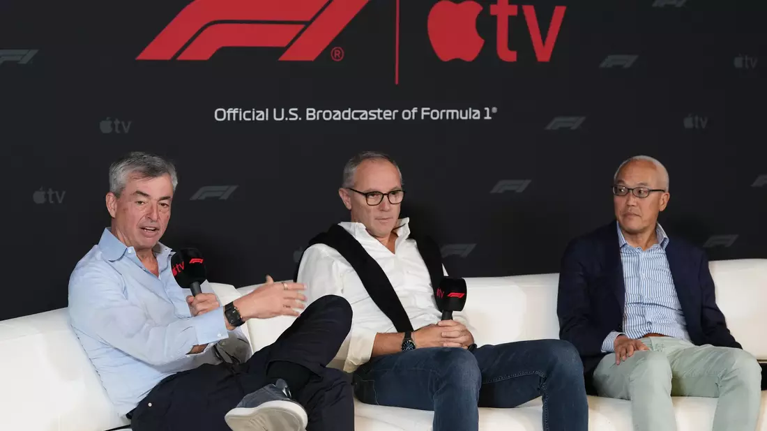 Alle sind gespannt, was aus der Partnerschaft der Formel 1 mit Apple entstehen kann.  - Bild: Eric Gay/AP/dpa