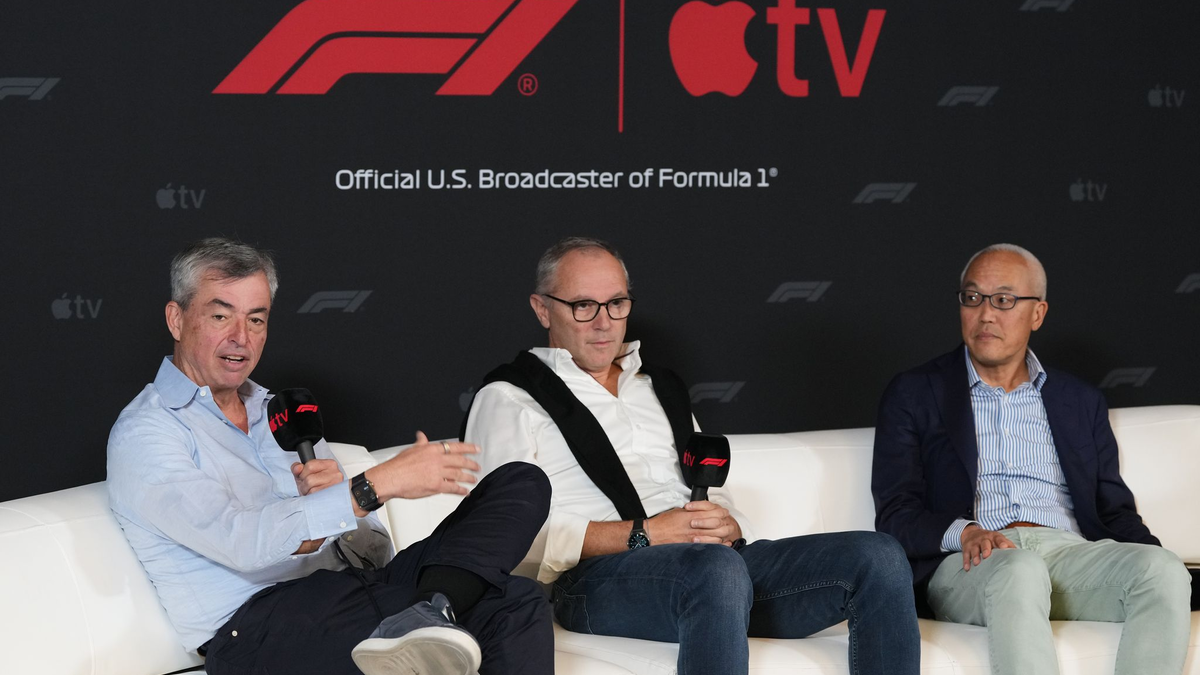Alle sind gespannt, was aus der Partnerschaft der Formel 1 mit Apple entstehen kann.  - Foto: Eric Gay/AP/dpa