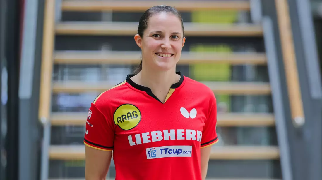 EM-Finale erreicht: Die deutsche Tischtennis-Nationalspielerin Sabine Winter schlug im Halbfinale Portugals Topspielerin Yu Fu. - Bild: Rolf Vennenbernd/dpa