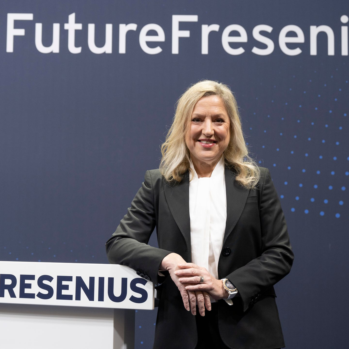 Helen Giza, Chefin von Fresenius Medical Care, zählt zu den wenigen weiblichen CEOs (Archivbild) - Foto: Boris Roessler/dpa