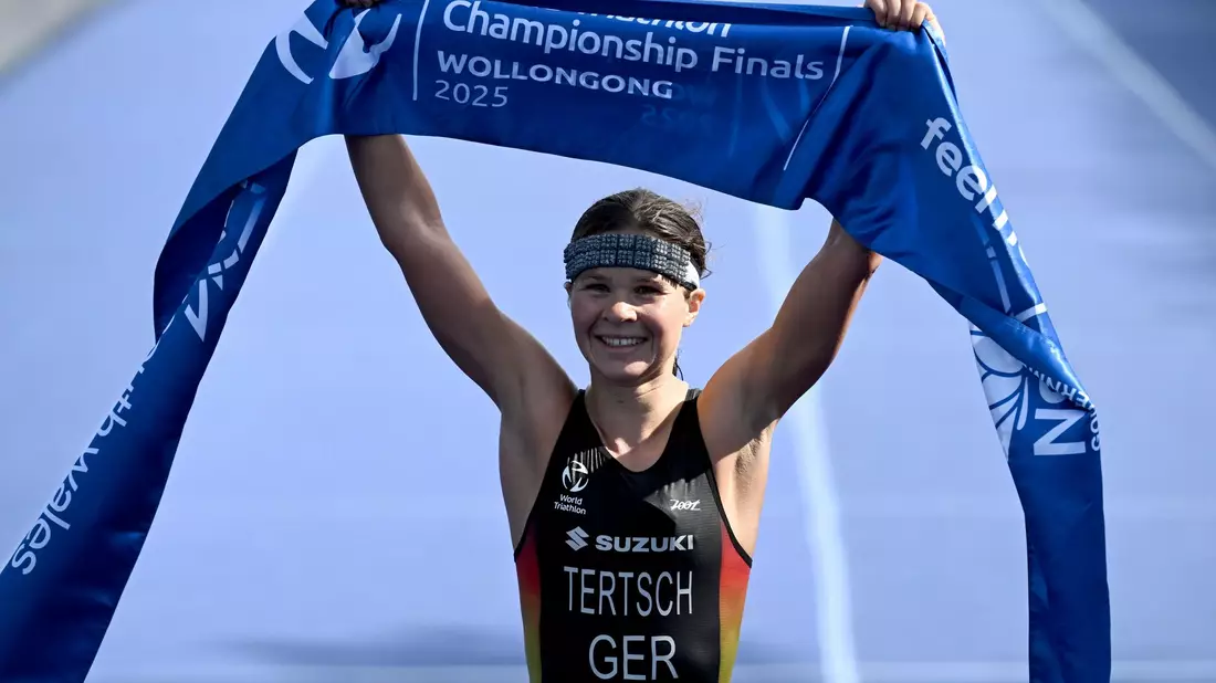 Im Sprint zum WM-Titel: Lisa Tertsch - Bild: Dean Lewins/AAP/dpa