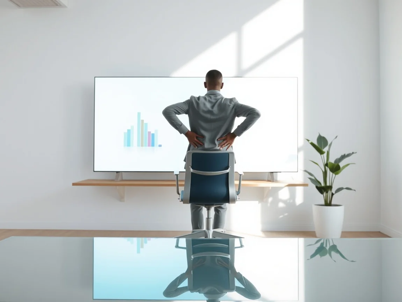 Rückenschmerz-Krise: Deutsche Büroarbeiter häufiger krank als je zuvor - Foto: über boerse-global.de