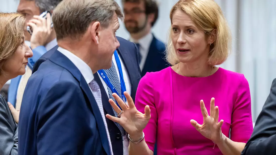 EU-Chefdiplomatin Kallas will den Druck auf Moskau erhöhen. (Archivbild) - Bild: Geert Vanden Wijngaert/AP/dpa