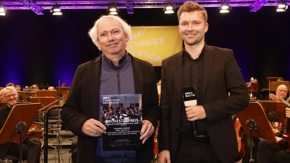 Vielstimmige Donaueschinger Musiktage erzielen Rekordauslastung / SWR Symphonieorchester verleiht Orchesterpreis an Philippe Leroux / Rekordauslastung von 97 % - Bild: presseportal.de