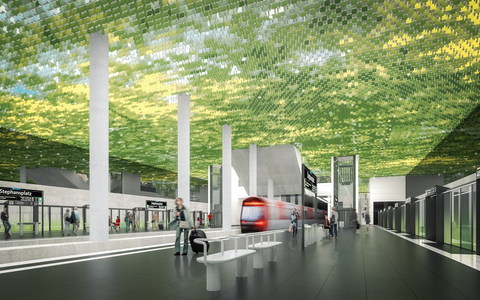 Sweco gewinnt Architekturwettbewerb für U-Bahn-Haltestelle Stephansplatz (U5) in Hamburg - Foto: presseportal.de