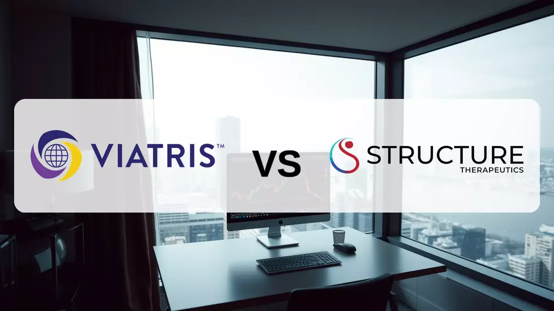 Viatris- vs. Structure-Therapeutics-Aktie: Pharmakoloss trifft Biotech-Hoffnung - Bild: über boerse-global.de