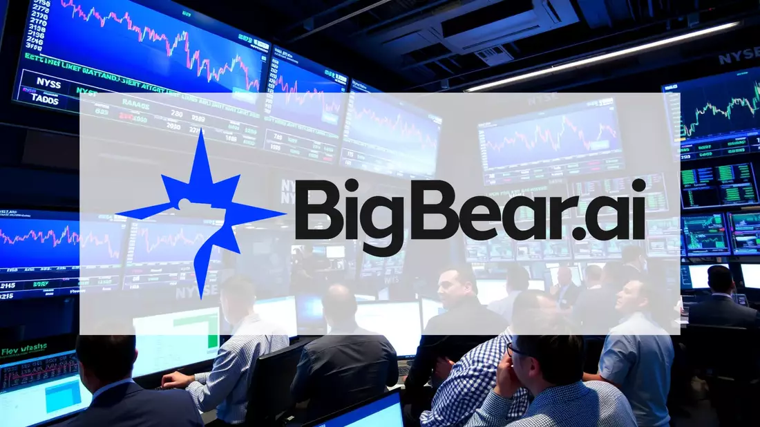 BigBear.ai Aktie: Gewinnmitnahmen drücken Illustration mit AI erstellt übermittelt durch boerse-global.de