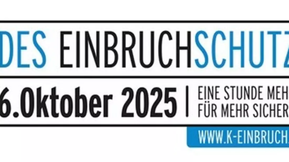 POL-LG: ++ aktuell scheitert fast jede zweite Tat! - Machen auch Sie es Einbrechern und Dieben schwer! ... und stehlen Sie den Tätern auch etwas, nämlich Zeit! ++ Tag des Einbruchschutzes - 26.10.25 - Bild: presseportal.de