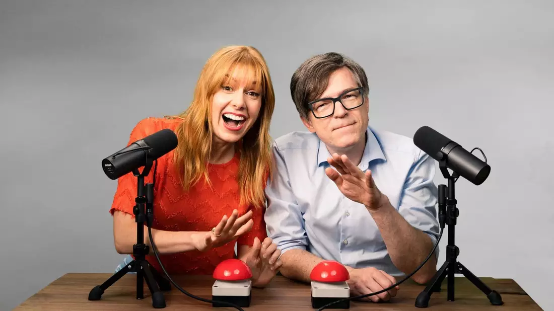 „Battle of the Nerds“ – der Gameshow-Podcast mit Eva Schulz und Ralph Caspers - Bild: presseportal.de