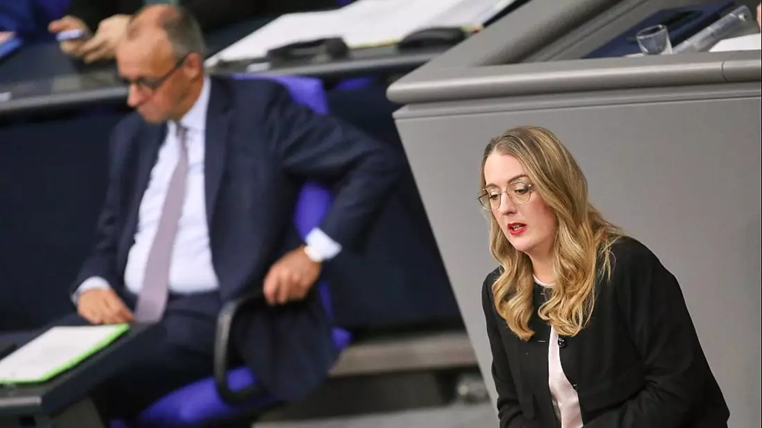 Friedrich Merz und Katharina Dröge (Archiv) - Bild: über dts Nachrichtenagentur