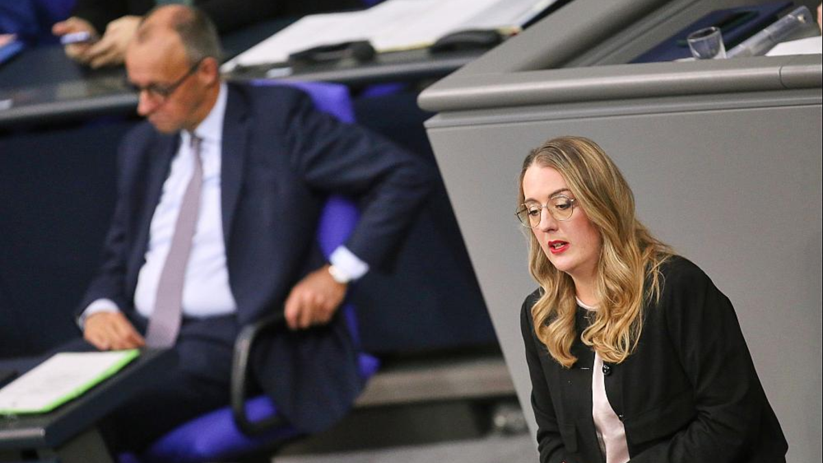 Friedrich Merz und Katharina Dröge (Archiv) - Foto: über dts Nachrichtenagentur