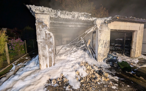 POL-HRO: Brand einer Doppelgarage in Boizenburg - Foto: presseportal.de