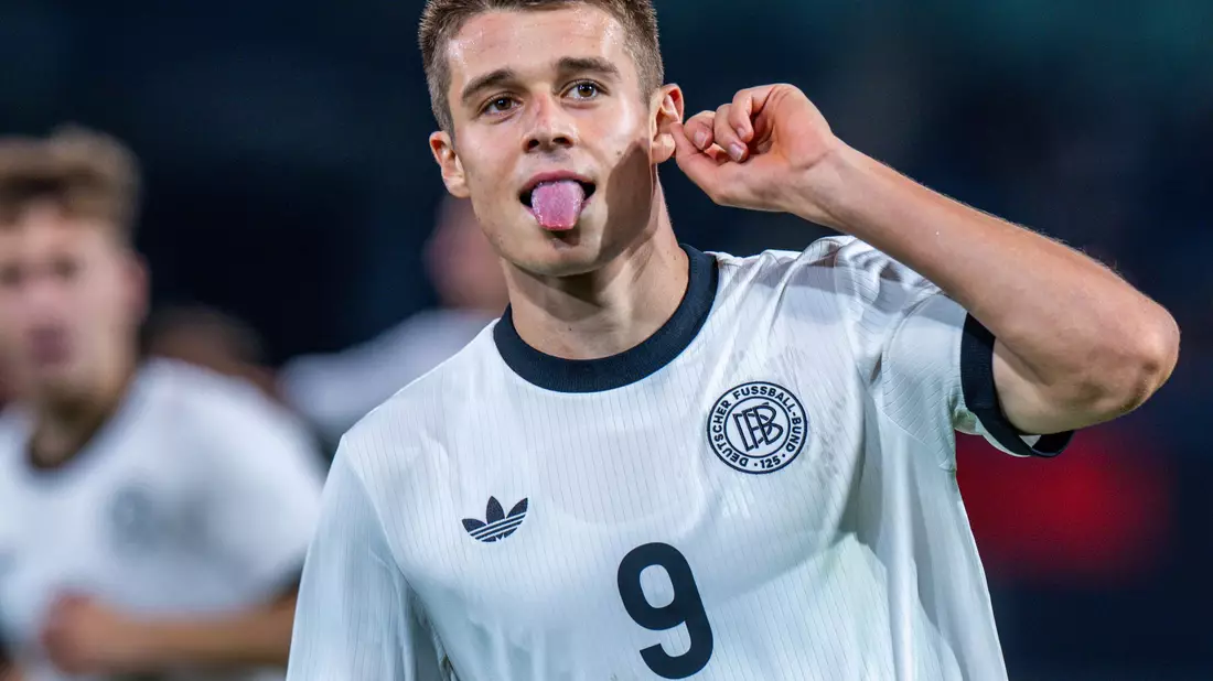 Kann er die Bayern ärgern? U21-Nationalspieler Nicolo Tresoldi stürmt für Brügge. (Archivbild) - Bild: Jens Büttner/dpa